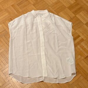 Club Monaco White Short Sleeve Shirt